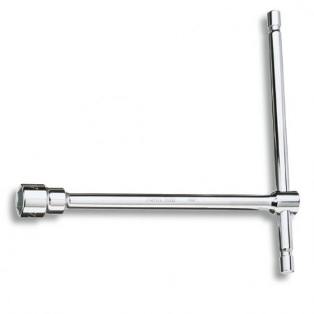 950 15 Llave en T con vaso hexagonal, cromada