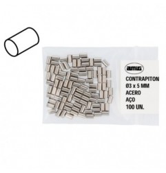 AMIG 23699  
 Contrapitón 1  
 Ø3 x 5 mm  
 Acero tratado