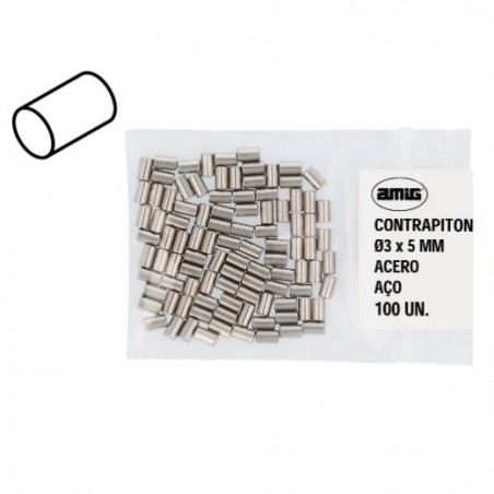 AMIG 23699  
 Contrapitón 1  
 Ø3 x 5 mm  
 Acero tratado