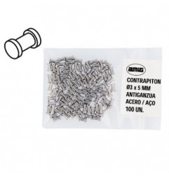 AMIG 23700  
 Contrapitón antiganzúa 1  
 Ø3 x 5 mm  
 Acero inoxidable