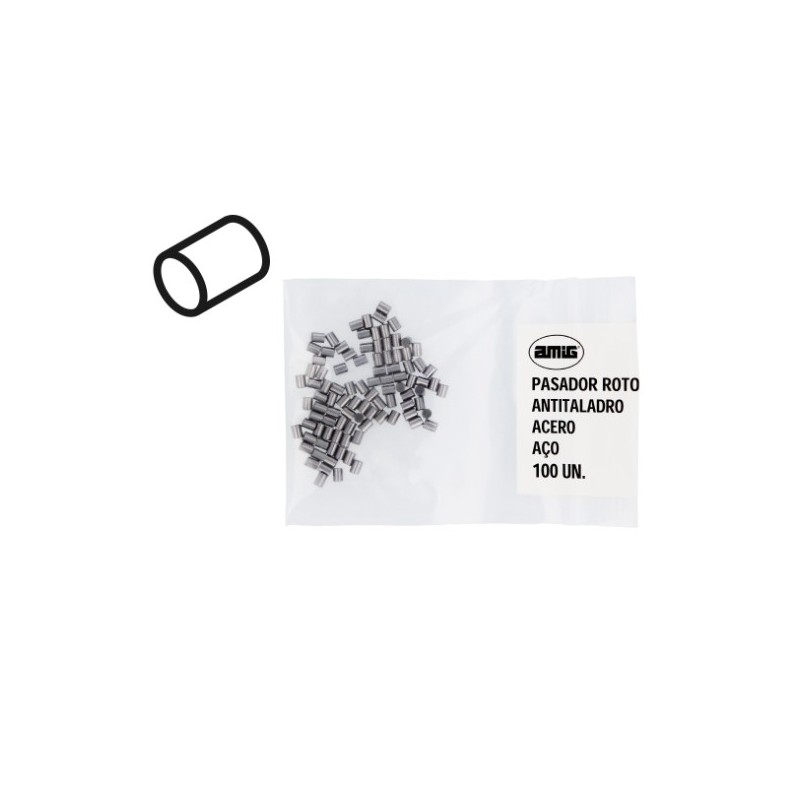 AMIG 23701  
 Pasador antitaladro rotor 1  
 Ø2 x 2,60 mm  
 Acero tratado