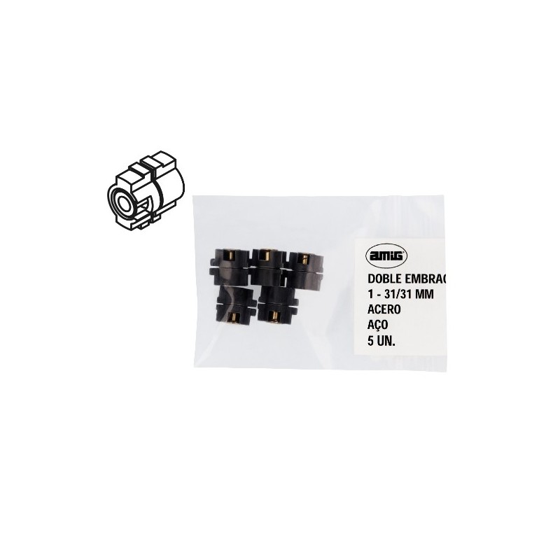 AMIG 23708  
 Doble embrague 1  
 31/31 mm  
 Acero sinterizado