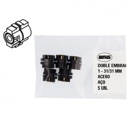AMIG 23708  
 Doble embrague 1  
 31/31 mm  
 Acero sinterizado