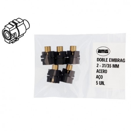 AMIG 23709  
 Doble embrague 2  
 31/35 mm  
 Acero sinterizado