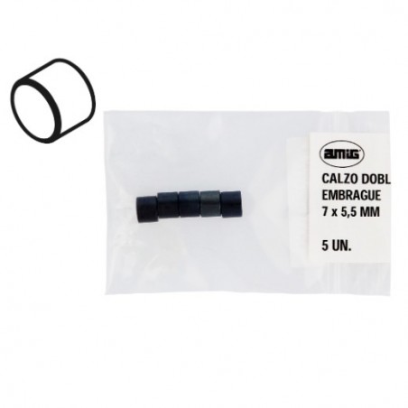 AMIG 23711  
 Calzo doble embrague 1  
 7 x 5,5 mm  
 Latón