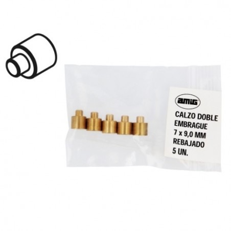 AMIG 23712  
 Calzo doble embrague 1  
 7 x 9,0 mm  
 Latón