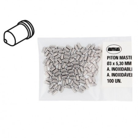 AMIG 23721  
 Pitón master 1A  
 Ø3 x 4 mm (5,30)  
 Acero inoxidable