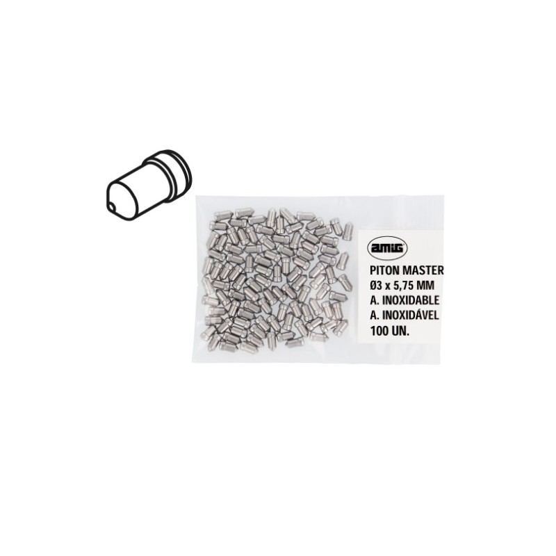 AMIG 23722  
 Pitón master 2A  
 Ø3 x 4 mm (5,75)  
 Acero inoxidable
