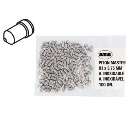 AMIG 23722  
 Pitón master 2A  
 Ø3 x 4 mm (5,75)  
 Acero inoxidable