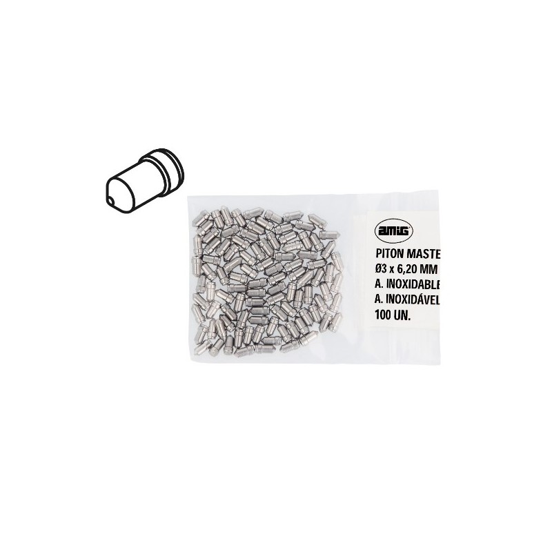 AMIG 23723  
 Pitón master 3A  
 Ø3 x 4 mm (6,20)  
 Acero inoxidable