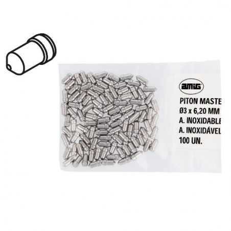 AMIG 23723  
 Pitón master 3A  
 Ø3 x 4 mm (6,20)  
 Acero inoxidable