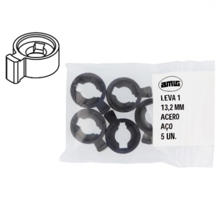 AMIG 23727  
 Leva pomo 1  
 15 mm  
 Acero sinterizado