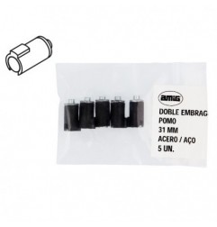 AMIG 23730  
 Doble embrague pomo 1  
 35 mm  
 Acero sinterizado