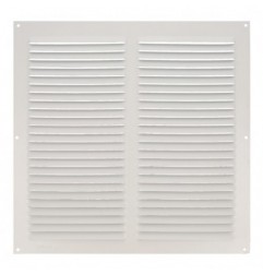 AMIG 23734  
 Rejilla ventilación 3  
 300 x 300 mm  
 Aluminio  
 Blanco