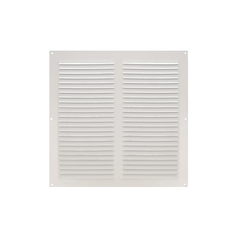 AMIG 23734  
 Rejilla ventilación 3  
 300 x 300 mm  
 Aluminio  
 Blanco