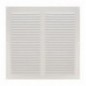 AMIG 23734  
 Rejilla ventilación 3  
 300 x 300 mm  
 Aluminio  
 Blanco