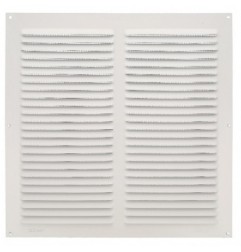 AMIG 23736  
 Rejilla ventilación con mosquitera 3  
 300 x 300 mm  
 Aluminio  
 Blanco