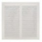 AMIG 23736  
 Rejilla ventilación con mosquitera 3  
 300 x 300 mm  
 Aluminio  
 Blanco