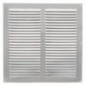 AMIG 23737  
 Rejilla ventilación con mosquitera 3  
 300 x 300 mm  
 Aluminio  
 Plata