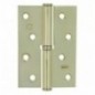 AMIG 23762  
 Bisagra 5007AB  
 100 x 70 x 3 mm  
 Acero  
 Latonado barnizado - Derecha