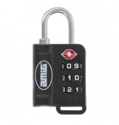 AMIG 23770  
 Candado combinación 80TSA  
 30 mm  
 Polipropileno  
 Negro