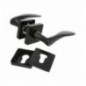 AMIG 23839  
 Manilla con roseta + bocallaves ROCHE  
 51 x 51 mm  
 Zamak  
 Negro mate