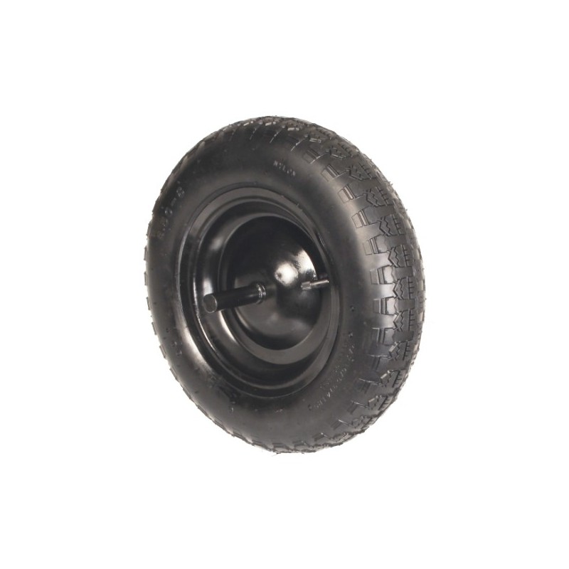 AMIG 23848  
 Rueda neumática carretilla obra 2600  
 Ø360 x 80 x 200 mm  
 Goma  
 Negro