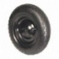 AMIG 23848  
 Rueda neumática carretilla obra 2600  
 Ø360 x 80 x 200 mm  
 Goma  
 Negro