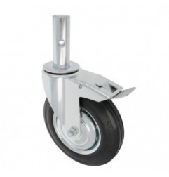 AMIG 23850  
 Rueda andamio macho 2575  
 Ø200 mm  
 Goma  
 Negro