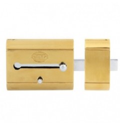 AMIG 23855  
 Cerrojo alta seguridad 15 PLUS  
 98 x 77 mm  
 Oro