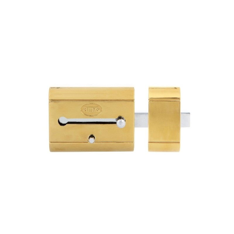 AMIG 23855  
 Cerrojo alta seguridad 15 PLUS  
 98 x 77 mm  
 Oro