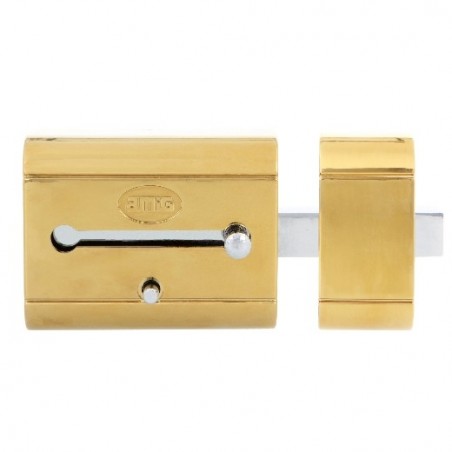 AMIG 23855  
 Cerrojo alta seguridad 15 PLUS  
 98 x 77 mm  
 Oro