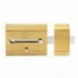 AMIG 23855  
 Cerrojo alta seguridad 15 PLUS  
 98 x 77 mm  
 Oro