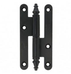AMIG 23870  
 Pernio 507  
 110 x 55 x 3 mm  
 Acero  
 Negro - Derecha