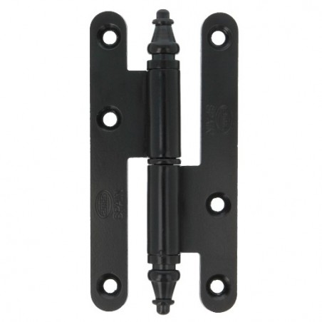 AMIG 23870  
 Pernio 507  
 110 x 55 x 3 mm  
 Acero  
 Negro - Derecha