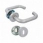 AMIG 23875  
 Manilla con roseta 3RGX  
 Ø53 mm  
 Acero inoxidable  
 Mate