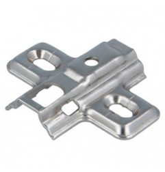AMIG 23881  
 Soporte bisagra cazoleta 4000  
 Acero  
 Niquelado