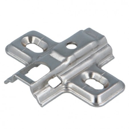 AMIG 23881  
 Soporte bisagra cazoleta 4000  
 Acero  
 Niquelado