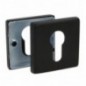 AMIG 23887  
 Bocallave 5RX  
 54 x 54 mm  
 Acero inoxidable  
 Negro