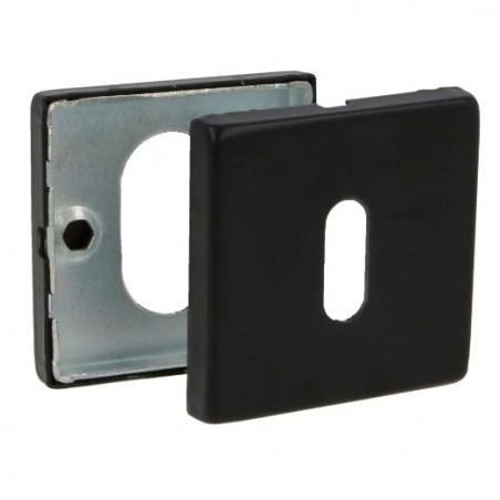 AMIG 23888  
 Bocallave 6RX  
 54 x 54 mm  
 Acero inoxidable  
 Negro