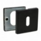 AMIG 23888  
 Bocallave 6RX  
 54 x 54 mm  
 Acero inoxidable  
 Negro
