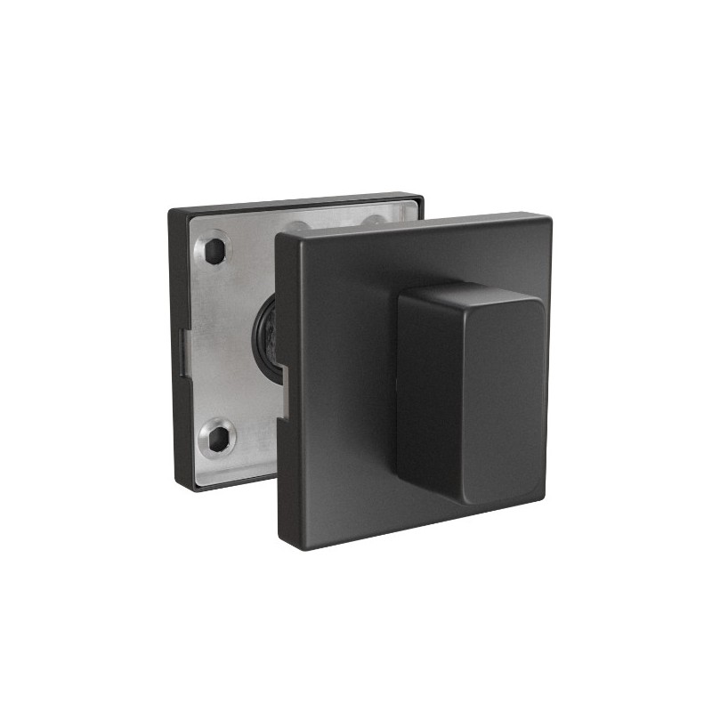 AMIG 23890  
 Muletilla 10RX  
 53 x 53 mm  
 Acero inoxidable  
 Negro