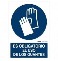 AMIG 23905  
 Señal obligación adhesiva 10010  
 90 x 120 mm  
 PVC  
 Blanco/Azul