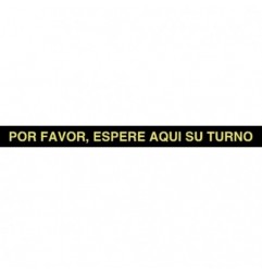 AMIG 23917  
 Señal informativa adhesiva 10080  
 1000 x 80 mm  
 PVC  
 Amarillo/Negro