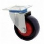 AMIG 23934  
 Rueda con pletina 2553  
 Ø100 mm  
 Nylon  
 Azul