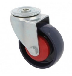 AMIG 23936  
 Rueda con agujero 2554  
 Ø100 mm  
 Nylon  
 Azul