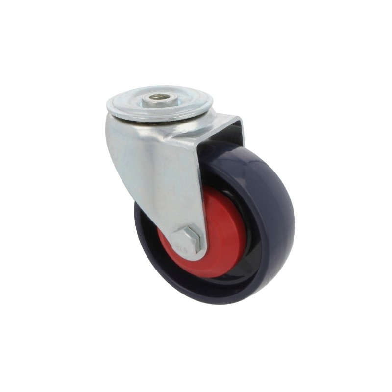 AMIG 23936  
 Rueda con agujero 2554  
 Ø100 mm  
 Nylon  
 Azul