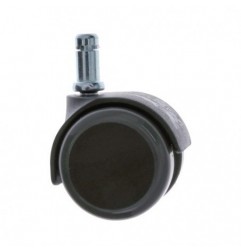 AMIG 23951  
 Rueda con espiga lisa 1508  
 Ø50 mm  
 Nylon  
 Gris-negro