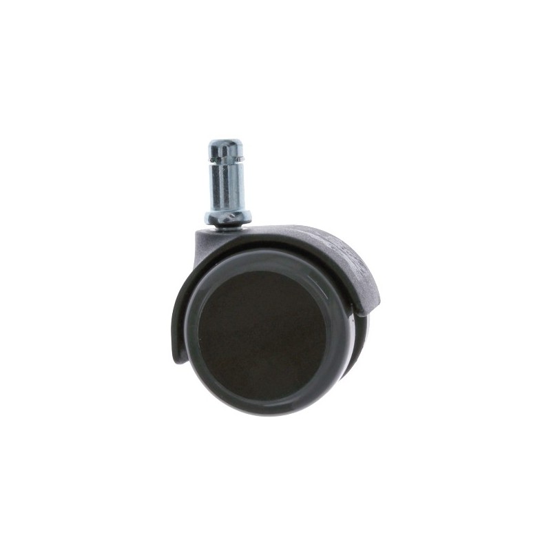 AMIG 23951  
 Rueda con espiga lisa 1508  
 Ø50 mm  
 Nylon  
 Gris-negro