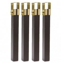 AMIG 23954  
 Pack patas somier 14  
 270 x 30 x 30 mm  
 Acero  
 Negro
